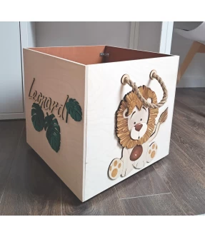 ŽAISLŲ DĖŽĖ - SKRYNIA LIŪTUKAS (personalizuota) 